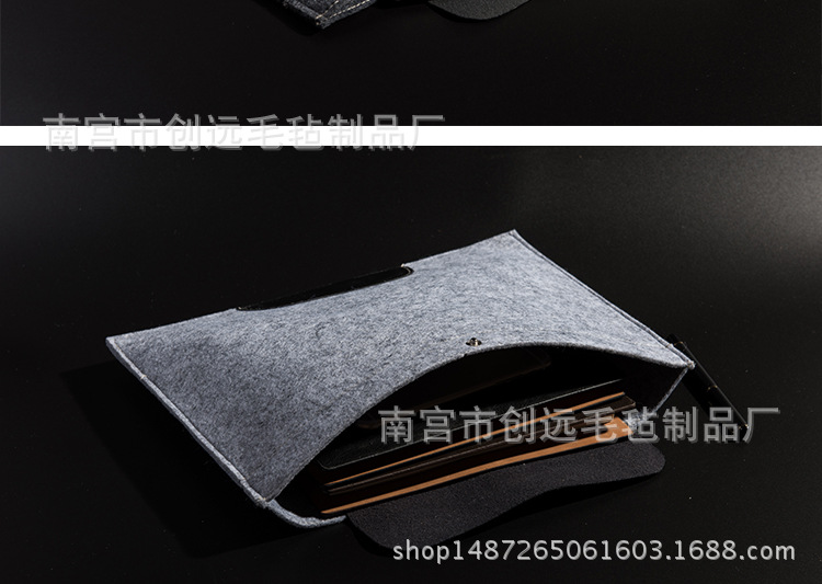 Minimalist A4 Felt Paper Bags Business Document Package Information Bag Document Bag Examination Bag Folder Office Supplies