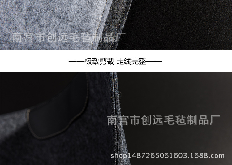 Minimalist A4 Felt Paper Bags Business Document Package Information Bag Document Bag Examination Bag Folder Office Supplies