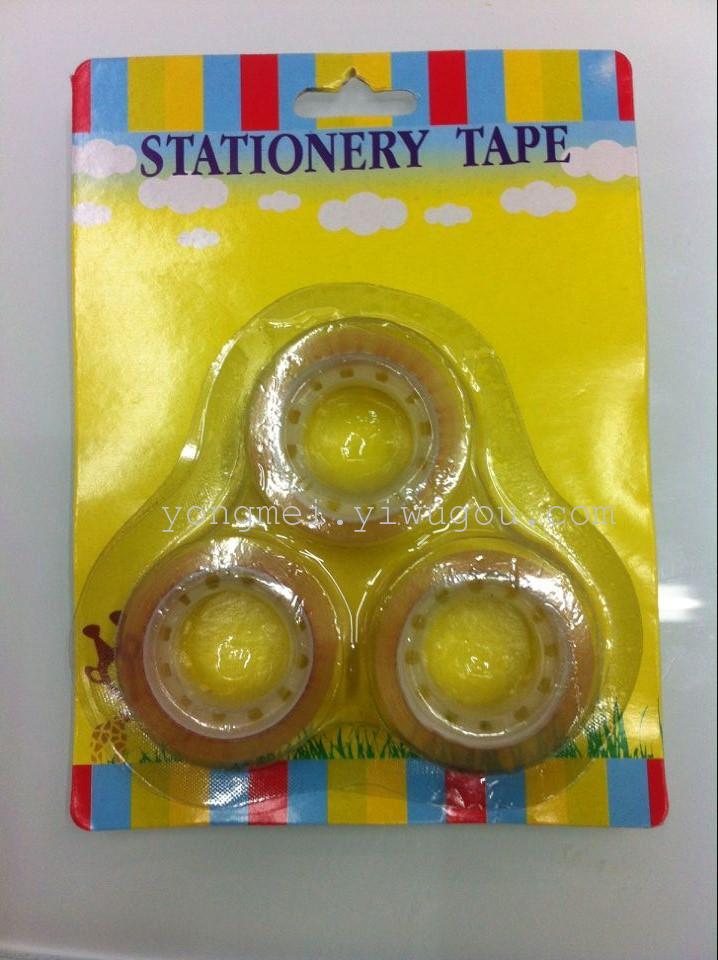 Stationery tape suction card