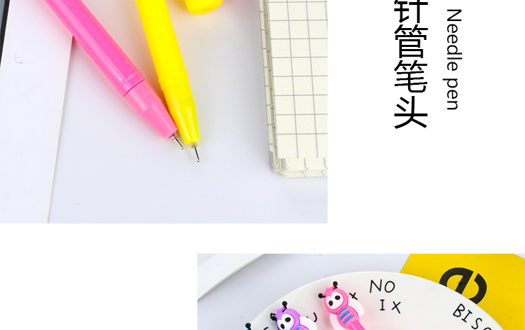 Factory Direct Sales New Creative Bee 0.5mm Gel Pen Student Studying Stationery Wholesale Customizable Logo Factory Direct Sales New Creative Bee 0.5mm Gel Pen Student Studying Stationery Wholesale Customizable Logo