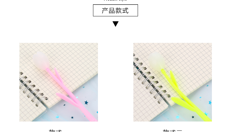 Factory Direct Sales Internet Celebrity SUNFLOWER Color-Changing Flowers Gel Pen Soft Glue Signature Pen Student Studying Stationery Wholesale Supplies