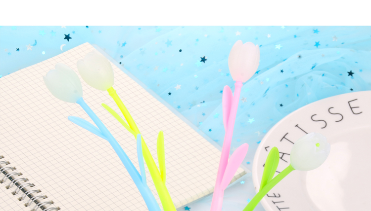Factory Direct Sales Internet Celebrity SUNFLOWER Color-Changing Flowers Gel Pen Soft Glue Signature Pen Student Studying Stationery Wholesale Supplies