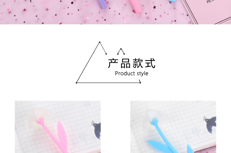 Factory Direct Sales Internet Celebrity Color Changing Arnold Palmer Flower Gel Pen Soft Glue Signature Pen Students' Supplies Wholesale Customization Factory Direct Sales Internet Celebrity Color Changing Arnold Palmer Flower Gel Pen Soft Glue Signature Pen Students' Supplies Wholesale Customization