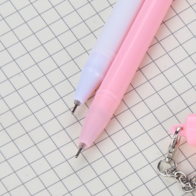 Japanese and Korean Creative Cute Text Wind Chimes Pendant Pen Creative Gel Pen Girl Pendant Gel Pen Couple Pen Supplies