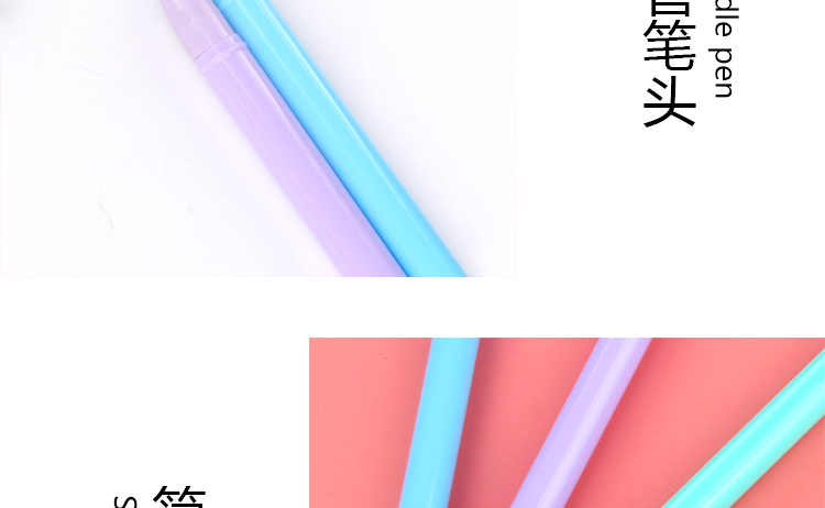 Factory Direct Sales New Cartoon Starfish Pendant Gel Pen Internet Celebrity Pendant Pendant Pendant Pen Wind Chime Black Gel Pen