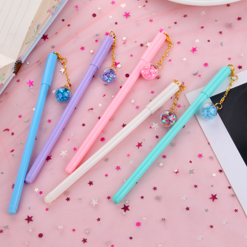 Japanese and Korean Creative New Cartoon XINGX Pendant Gel Pen Student School Supplies Stationery Wholesale Customizable Logo