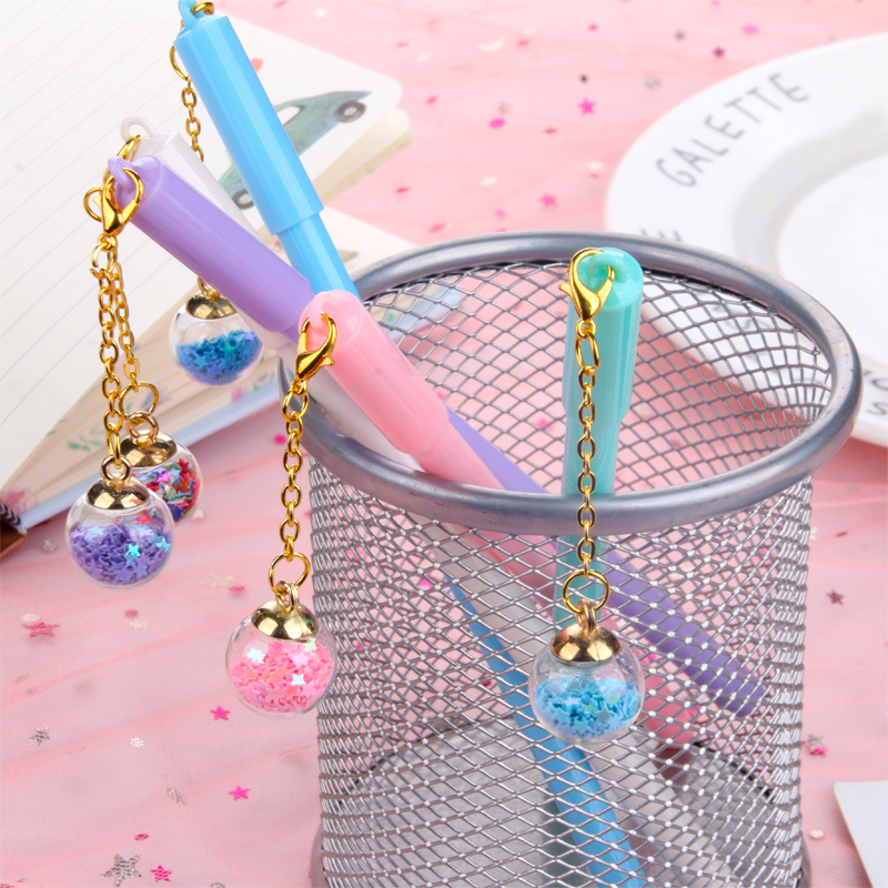 Japanese and Korean Creative New Cartoon XINGX Pendant Gel Pen Student School Supplies Stationery Wholesale Customizable Logo