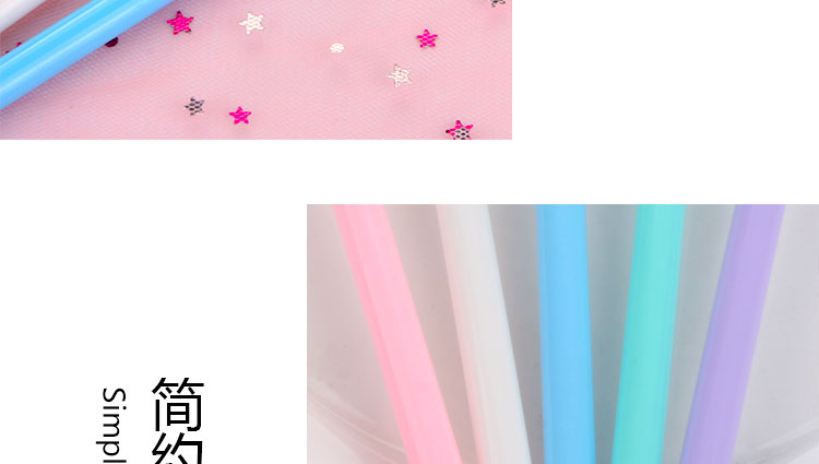 Japanese and Korean Creative New Cartoon XINGX Pendant Gel Pen Student School Supplies Stationery Wholesale Customizable Logo