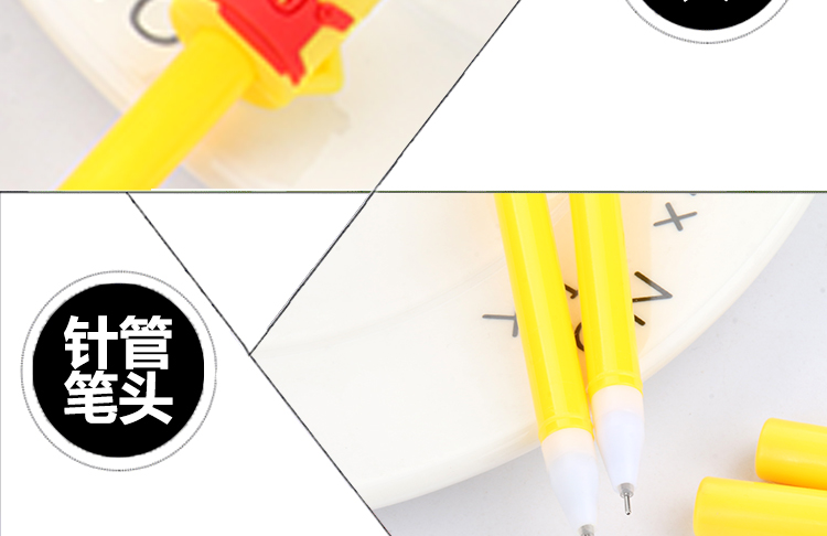 Cartoon Minions Gel Pen Creative Stationery Cute Student Ball Pen Office Supplies Black Signature Pen Wholesale
