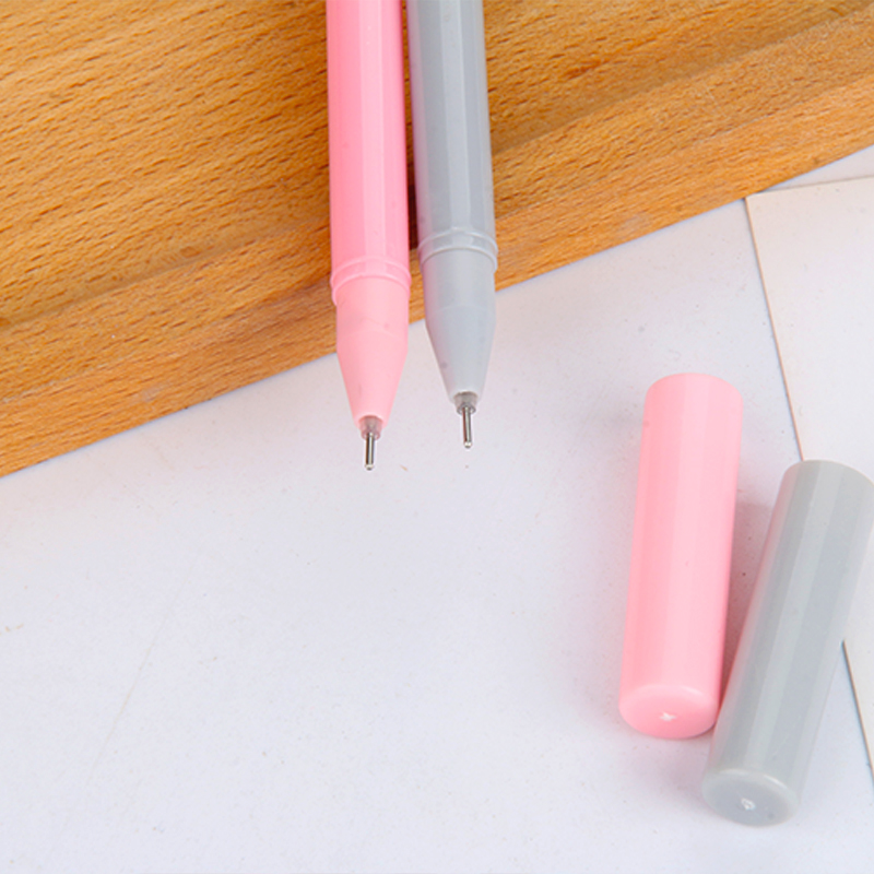 P-0655 Pink Tiger Brand Pendant Gel Pen Pink Leopard Black Gel Ink Pen Signature Pen Office Supplies