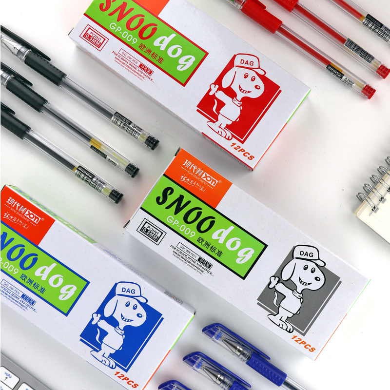 Chenguang Gel Pen Agpb6901 Full Needle Tube 0.5M Black Gel Pen Large Capacity Signature Pen Integrated Ball Pen