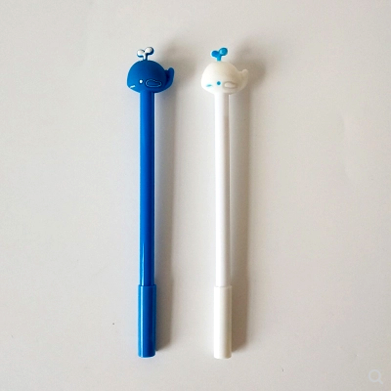 Cute Cartoon Creativity Water Spray Whale Gel Pen Creative Water-Based Paint Pen Black Signature Pen Students&#039; Supplies