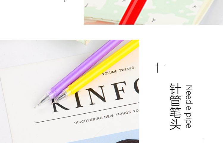 New Cartoon Creative Ball Gel Pen Purr Black Gel Ink Pen Student Stationery Prize