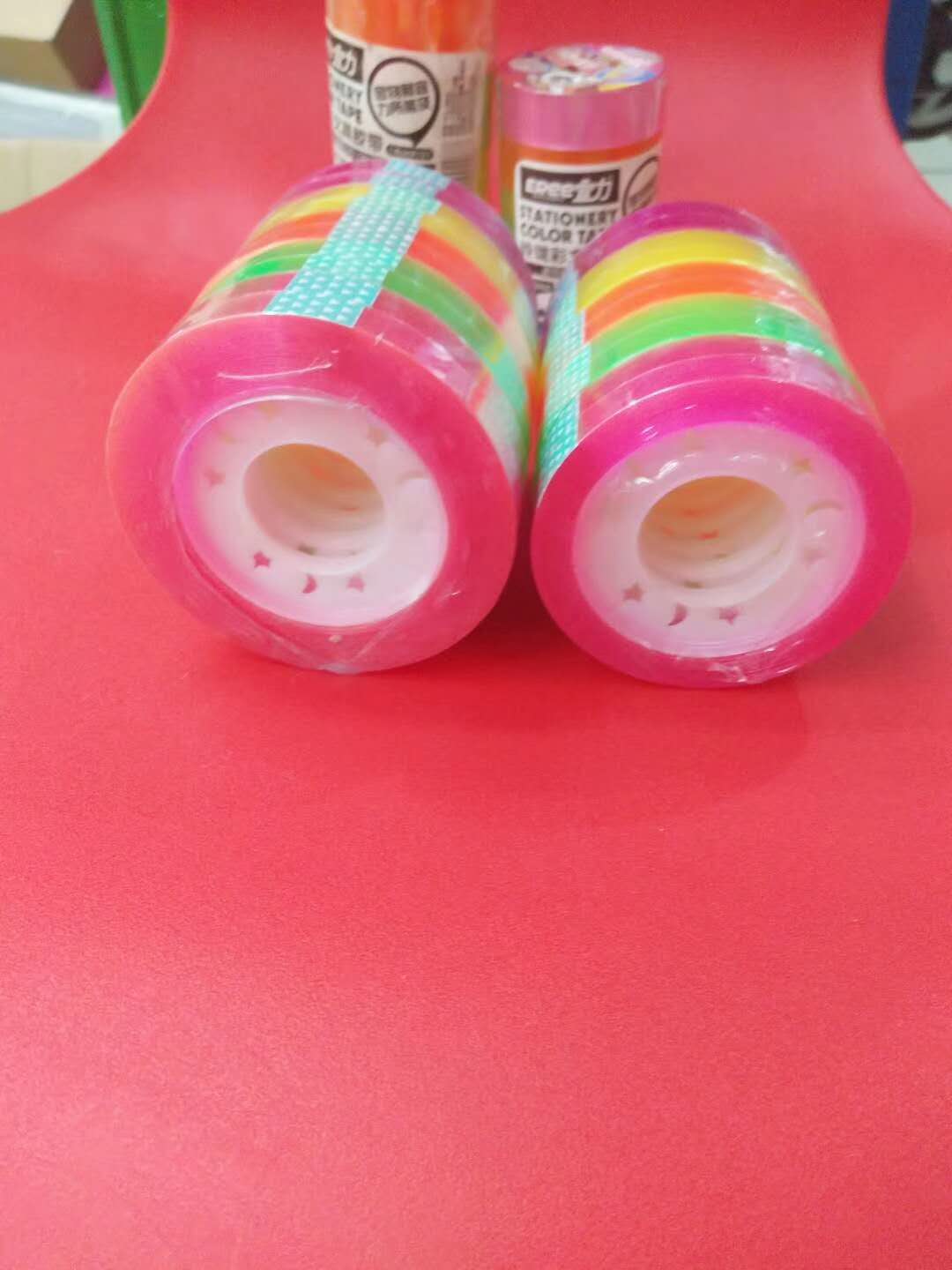 OPP adhesive tape color stationery adhesive tape 0.8X50 skin color adhesive tape OPP adhesive tape color stationery adhesive tape 0.8X50 skin color adhesive tape