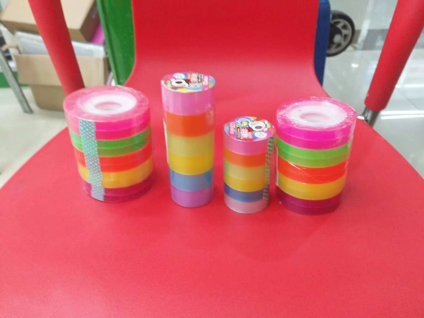 OPP adhesive tape color stationery adhesive tape 0.8X50 skin color adhesive tape OPP adhesive tape color stationery adhesive tape 0.8X50 skin color adhesive tape
