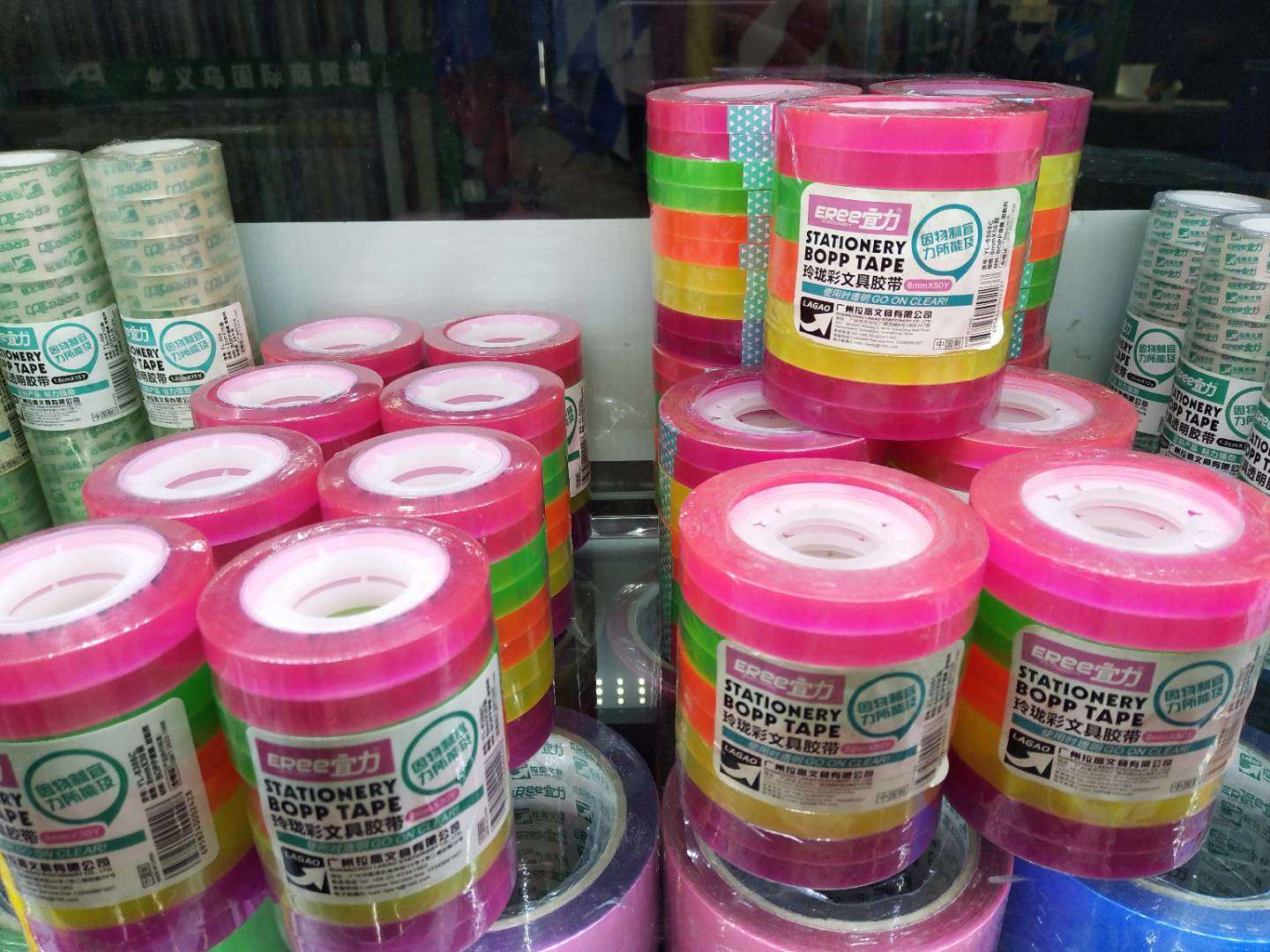 OPP adhesive tape color stationery adhesive tape 0.8X50 skin color adhesive tape OPP adhesive tape color stationery adhesive tape 0.8X50 skin color adhesive tape