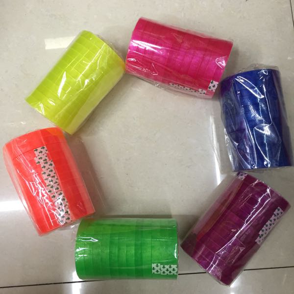Rainbow stationery glue box transparent tape multi - color multi - length wholesale.