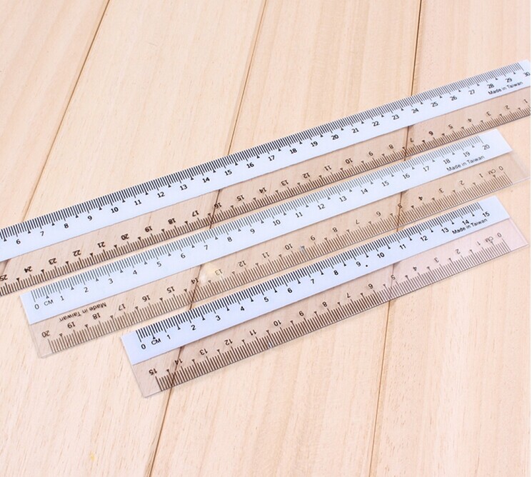 Plastic ruler 30CM/20CM/15CM margin ruler RULER