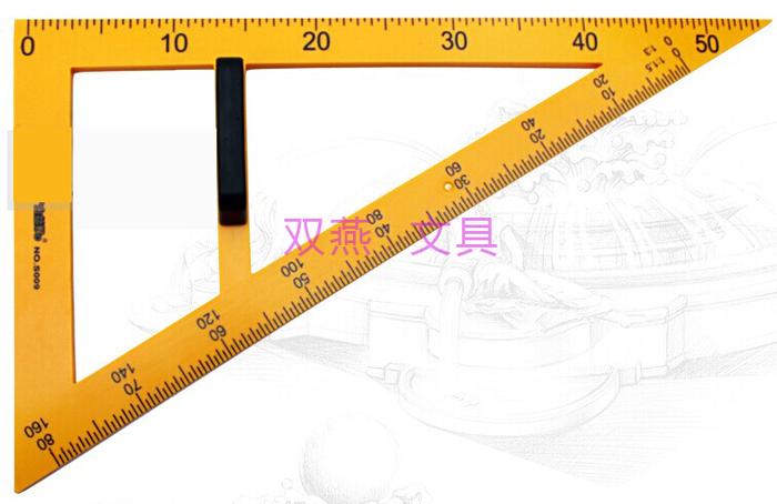 80cm 60 degree triangle feet long plastic ruler handles a SetSquare S009 teaching instrument feet 80cm 60 degree triangle feet long plastic ruler handles a SetSquare S009 teaching instrument feet