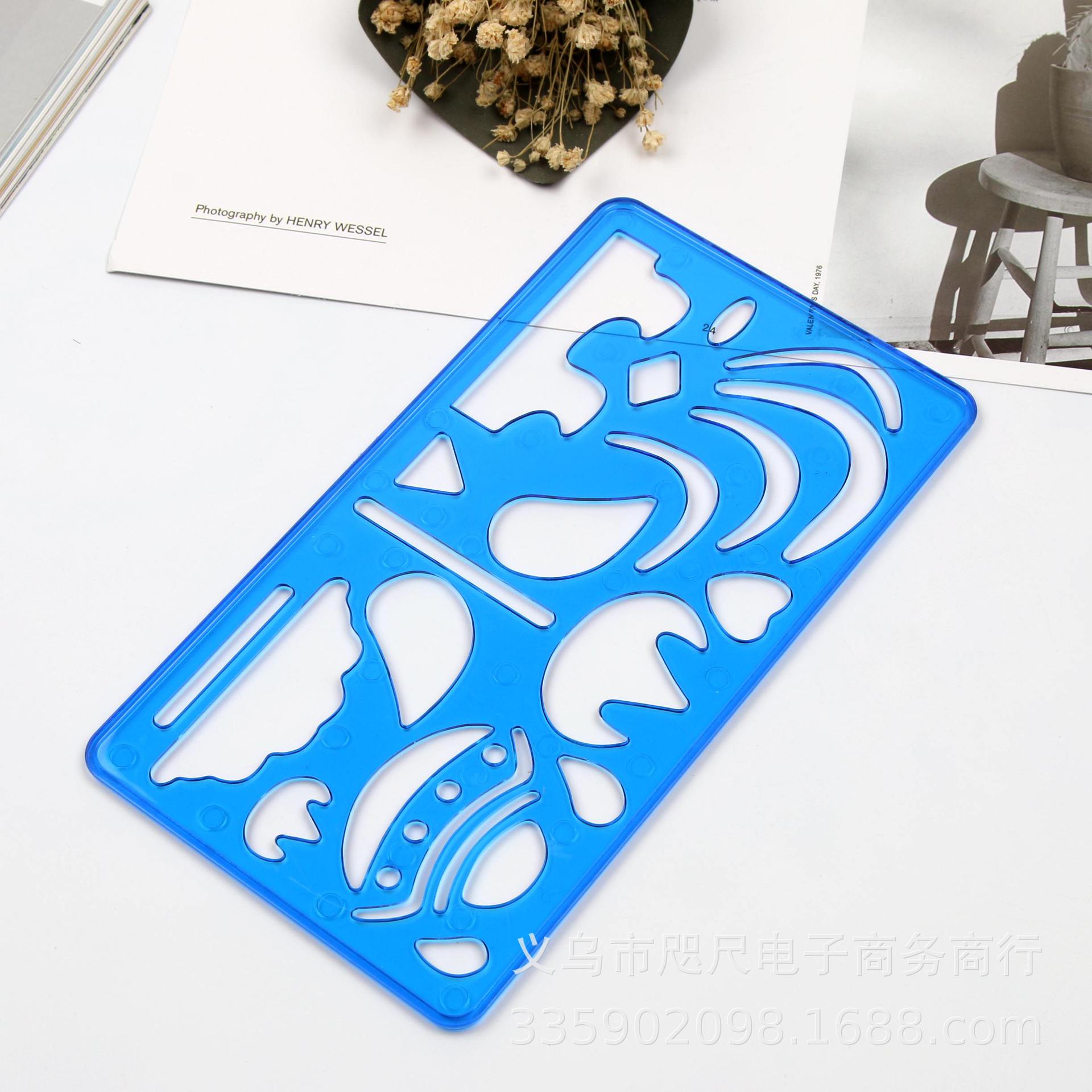 Wanhua ruler multifunctional drawing template ruler creative apple stationery wholesale children gifts Wanhua ruler multifunctional drawing template ruler creative apple stationery wholesale children gifts