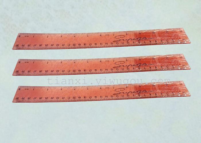 stationery  The ruler 8102 sided high color transparent tape continuous scale ruler