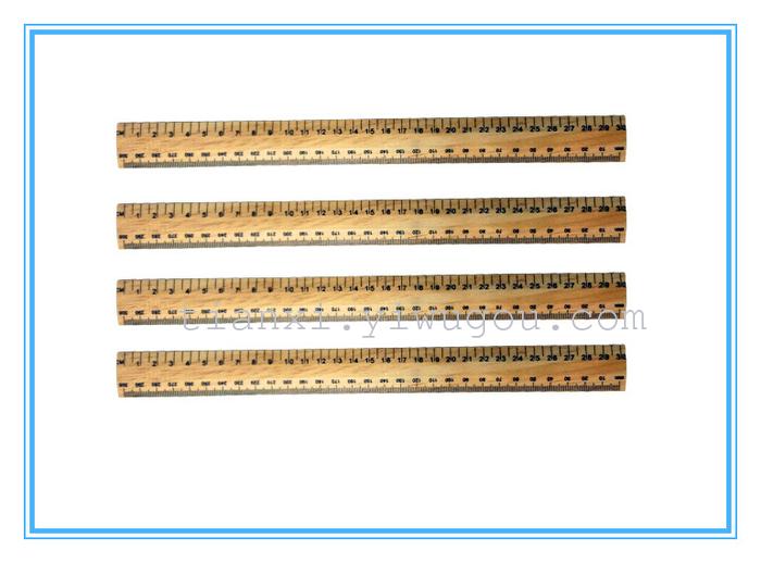 Ruler  SM3028MM white wooden ruler   green wooden ruler  stationery