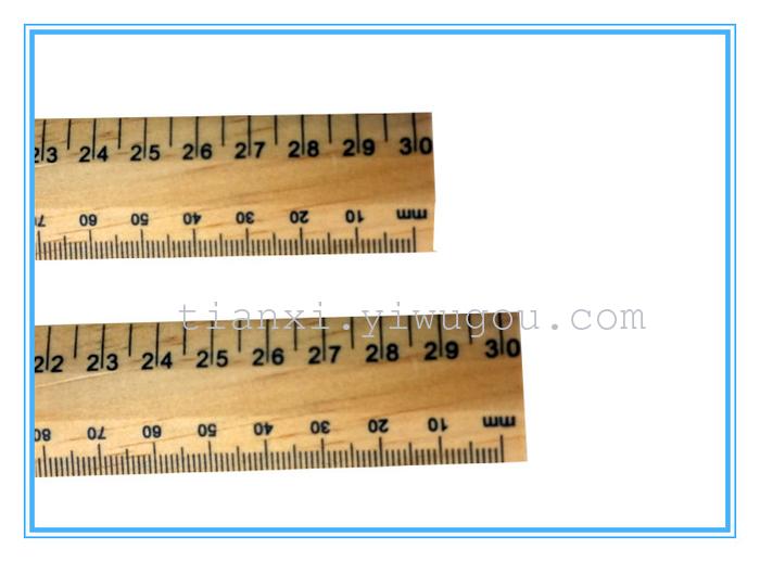 Ruler  SM3028MM white wooden ruler   green wooden ruler  stationery