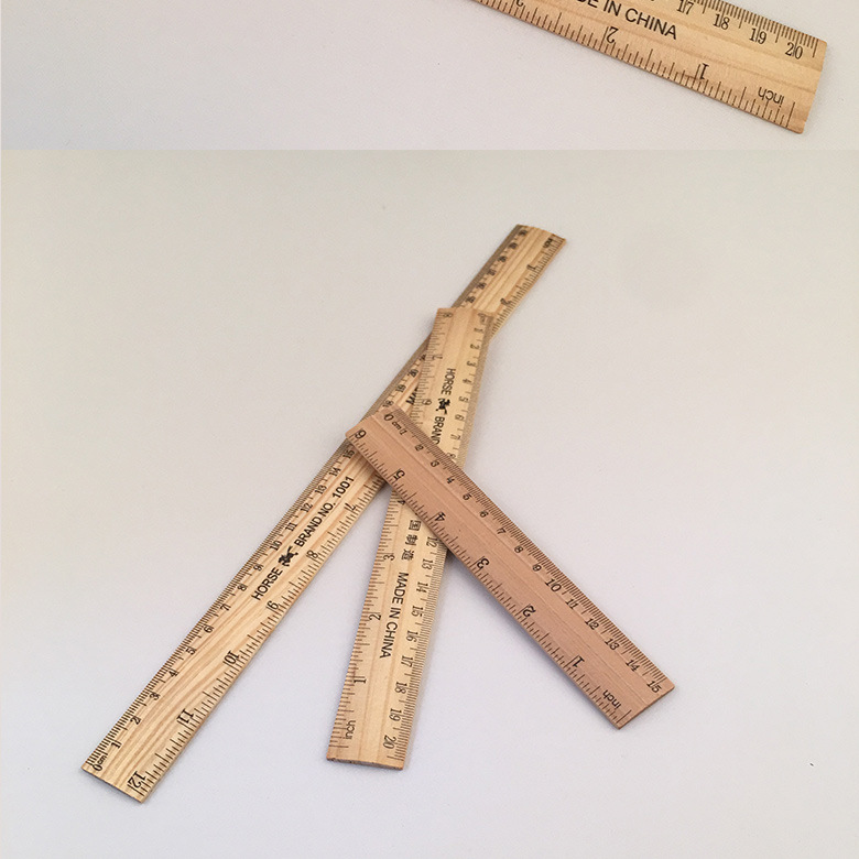 Engraved LOGO customized the original wood color wooden ruler is 15 cm, 20 cm, 30 cm dual - scale wooden ruler, manufacturers direct shot Engraved LOGO customized the original wood color wooden ruler is 15 cm, 20 cm, 30 cm dual - scale wooden ruler, manufacturers direct shot
