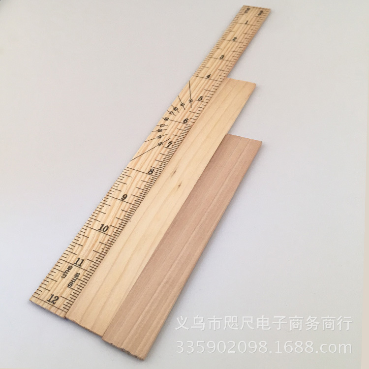 Engraved LOGO customized the original wood color wooden ruler is 15 cm, 20 cm, 30 cm dual - scale wooden ruler, manufacturers direct shot Engraved LOGO customized the original wood color wooden ruler is 15 cm, 20 cm, 30 cm dual - scale wooden ruler, manufacturers direct shot