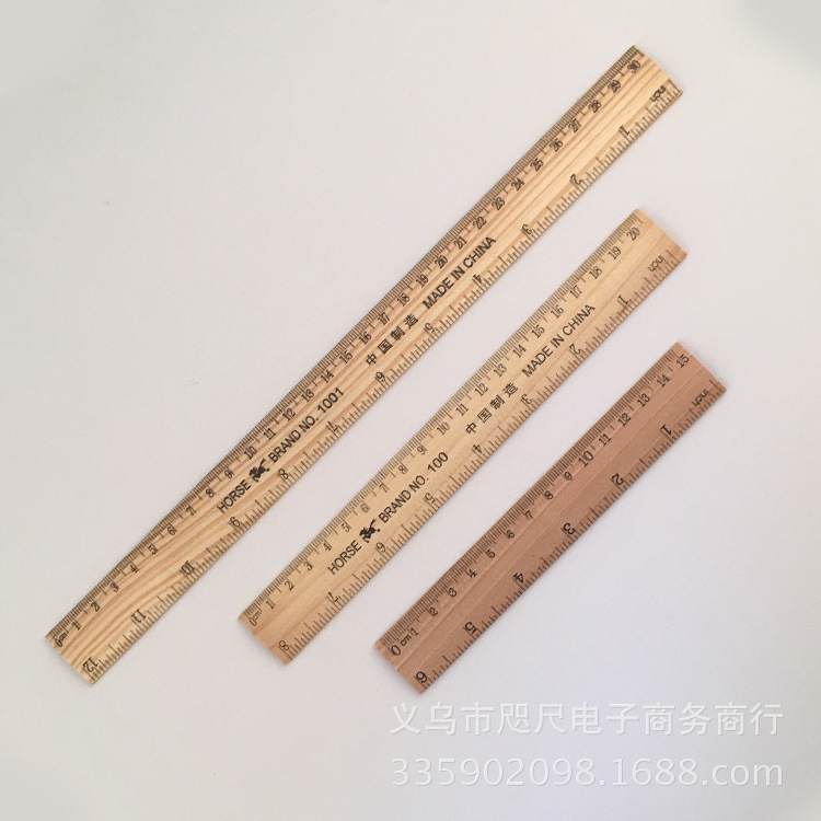 Engraved LOGO customized the original wood color wooden ruler is 15 cm, 20 cm, 30 cm dual - scale wooden ruler, manufacturers direct shot Engraved LOGO customized the original wood color wooden ruler is 15 cm, 20 cm, 30 cm dual - scale wooden ruler, manufacturers direct shot