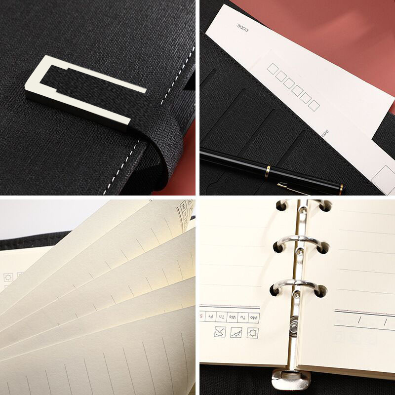 Multifunctional Notebook Mobile Power Charging Notepad with U Disk Business Bank Gift Set Printable Logo