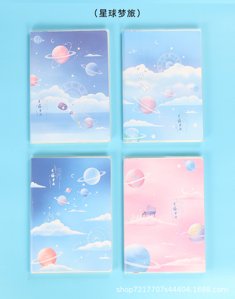 B5a5 Notebook Wholesale Soft Leather Simple Student Good-looking Cartoon Cute Creative Accounting Notes Plastic Cover Notebook B5a5 Notebook Wholesale Soft Leather Simple Student Good-looking Cartoon Cute Creative Accounting Notes Plastic Cover Notebook