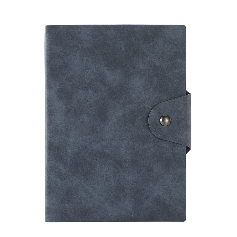 Business Notebook A5 Notebook Simple Soft Leather Notepad Student Diary Book Company Logo Gift Set