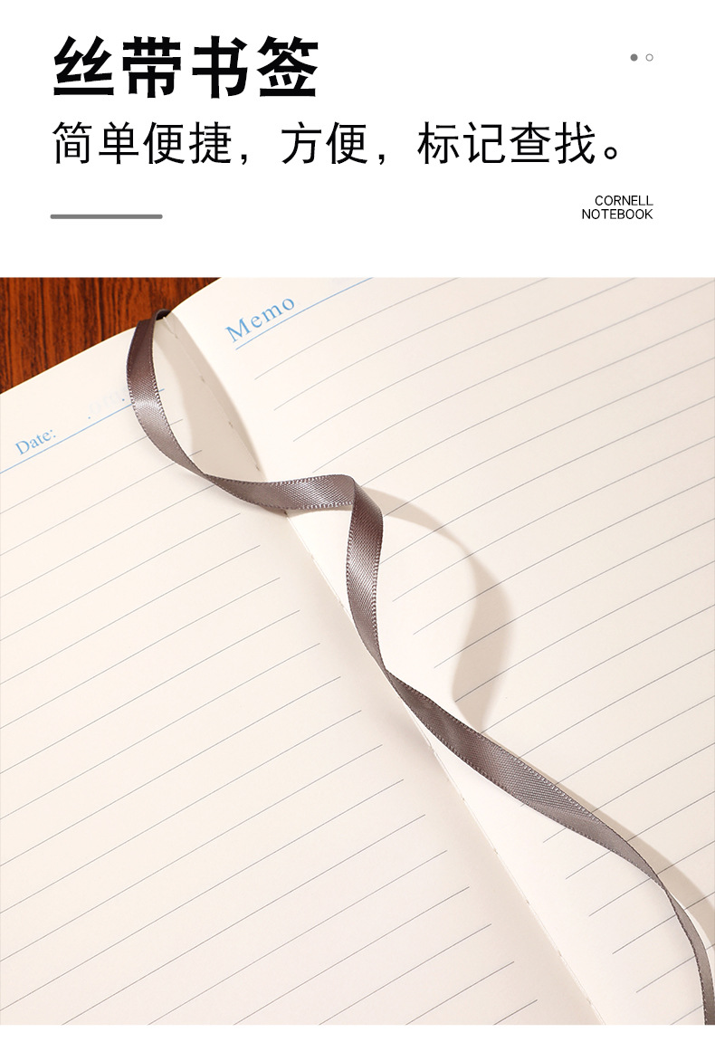 Business Notebook A5 Notebook Simple Soft Leather Notepad Student Diary Book Company Logo Gift Set