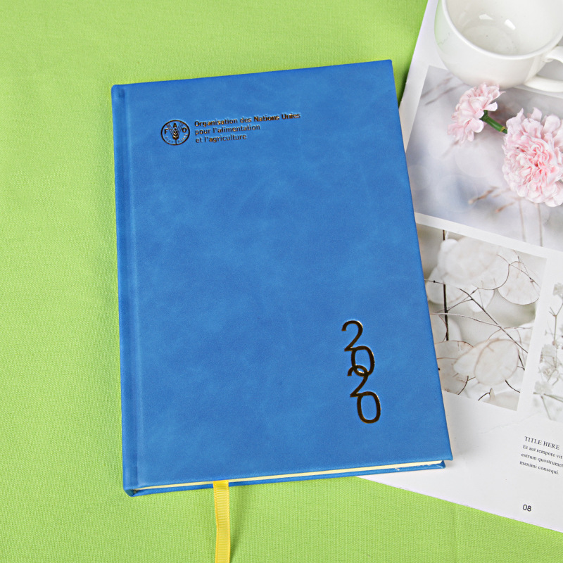 A5 Business Notebook Spot Advertising Gifts Student Diary Book Poly Urethane Leather Office Notepad Printable Logo