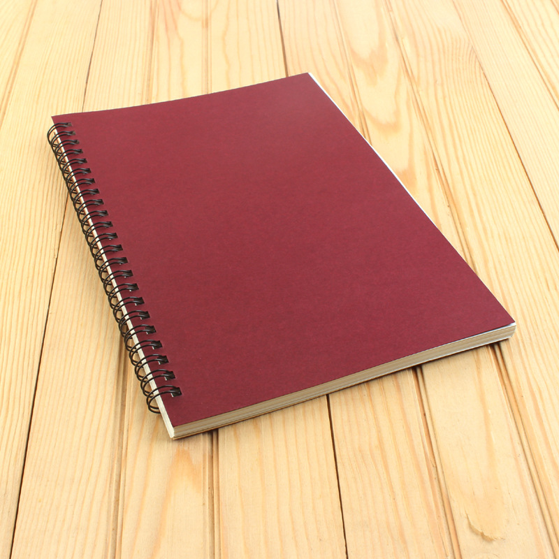 Notepad A4 Student Loose-Leaf Notebook Coil Diary B5 Exercise Book 16 Open Office Stationery Kraft Paper