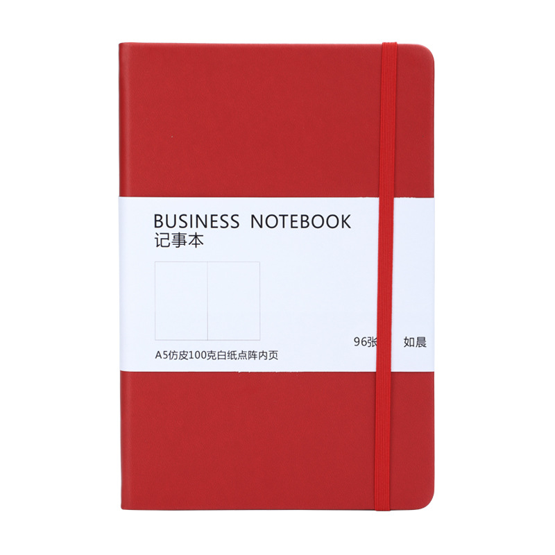 Manufacturer Notebook Custom Notebook Custom Logo Strap Business Notebook Elastic Band Faux Leather Notepad Set