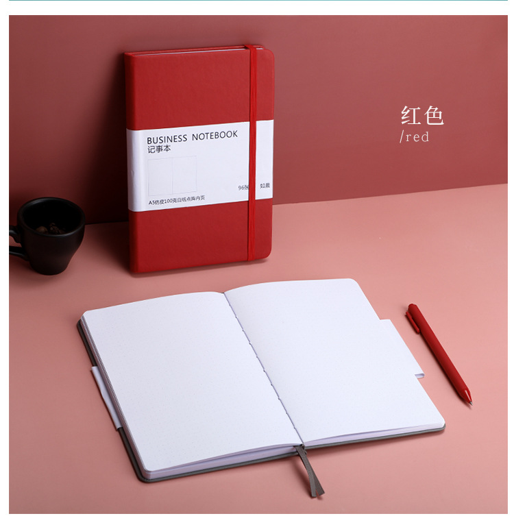 Manufacturer Notebook Custom Notebook Custom Logo Strap Business Notebook Elastic Band Faux Leather Notepad Set