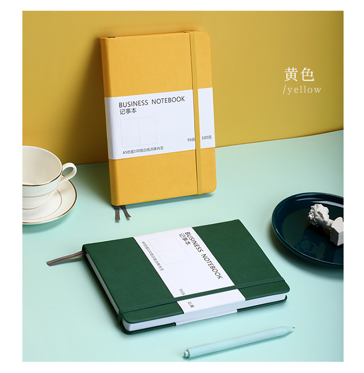 Manufacturer Notebook Custom Notebook Custom Logo Strap Business Notebook Elastic Band Faux Leather Notepad Set