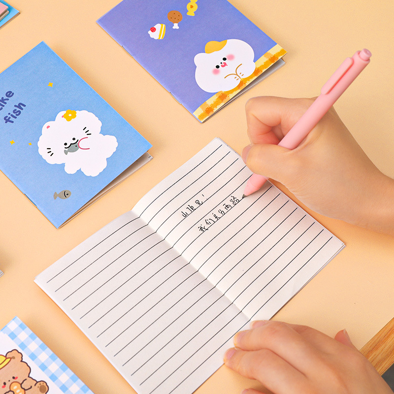 Korean Stationery Small Notebook Cartoon Notepad Soft Copy Kindergarten Pupil Prize Small Gift Gift