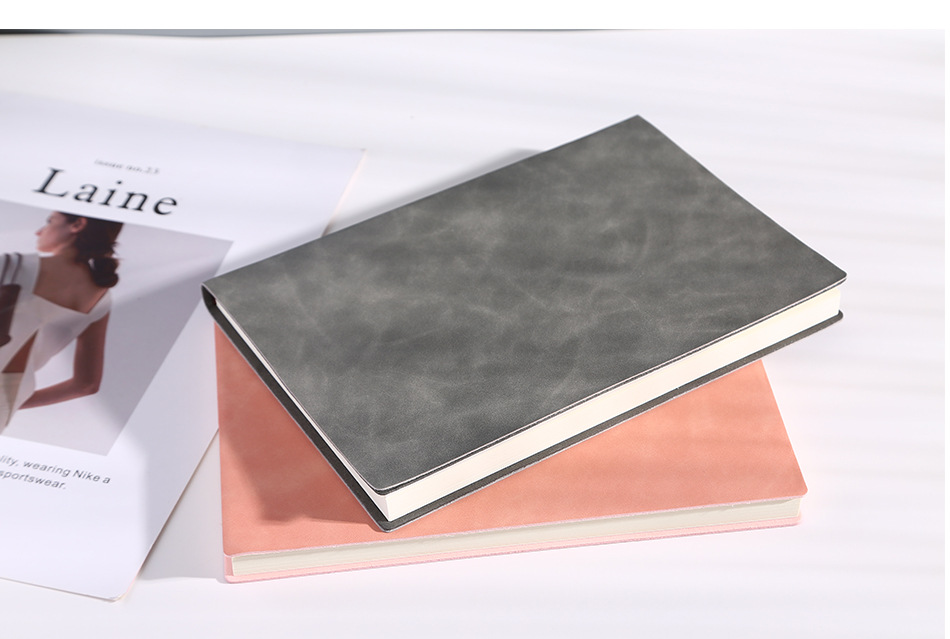 A5 Sheepskin Notebook Printable Logo Student Stationery Journal Book Set Conference Business Notebook Wholesale