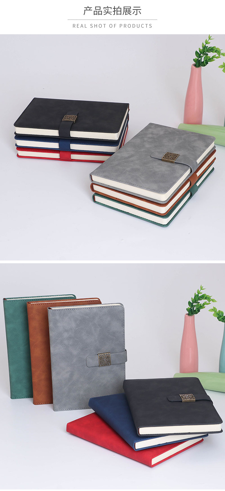 Skin Feeling B5pu Imitation Leather Color Changing Notes Loose Spiral Notebook Spot Business Suit Notebook A5 Notepad Gift Box Suit Skin Feeling B5pu Imitation Leather Color Changing Notes Loose Spiral Notebook Spot Business Suit Notebook A5 Notepad Gift Box Suit