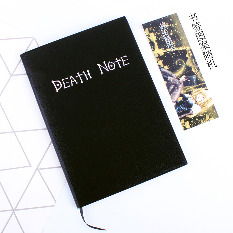 Cartoon Notebook Death Notebook with Feather Pen Deathnote Comic Show Wholesale Generation Stationery