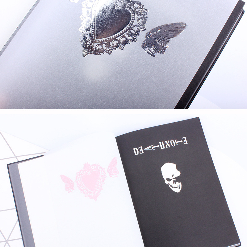Cartoon Notebook Death Notebook with Feather Pen Deathnote Comic Show Wholesale Generation Stationery Cartoon Notebook Death Notebook with Feather Pen Deathnote Comic Show Wholesale Generation Stationery