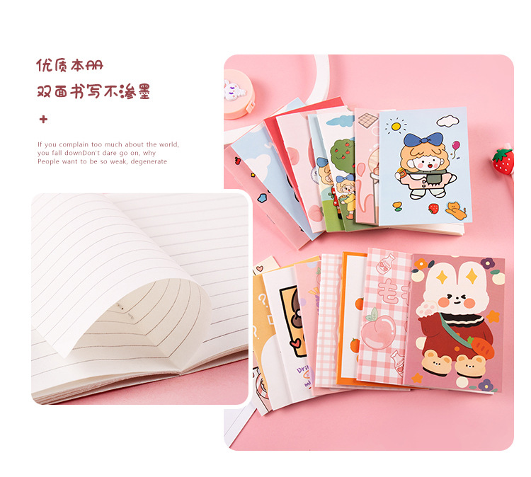 Cute Cartoon Small Notebook Study Stationery Notebook Notepad Activity Small Gift Logo Small Notepad Cute Cartoon Small Notebook Study Stationery Notebook Notepad Activity Small Gift Logo Small Notepad