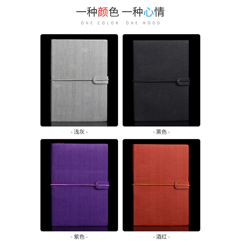 Spot Creative Diary Book A5 Thickened Meeting Office Notepad Customized Business Notebook Pack Customized Logo