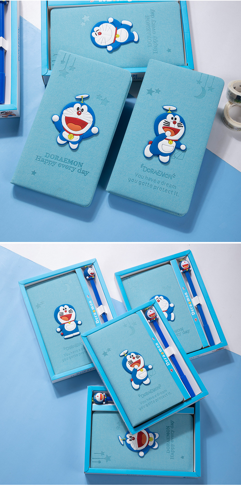Cartoon Journal Book Set Notebook Cute Decompression Book Student Prize Creative Notepad Opening Season Gift