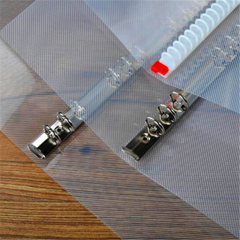 Factory Customized Pp Frosted Translucent Strap Loose-Leaf Binder &#039;&#039;6 Holes Loose Spiral Notebook Journal Book