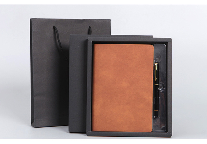 A5 Notebook Gift Box Loose-Leaf Travel Diary Book Retro Journal Book Activity Creative Business Notepad