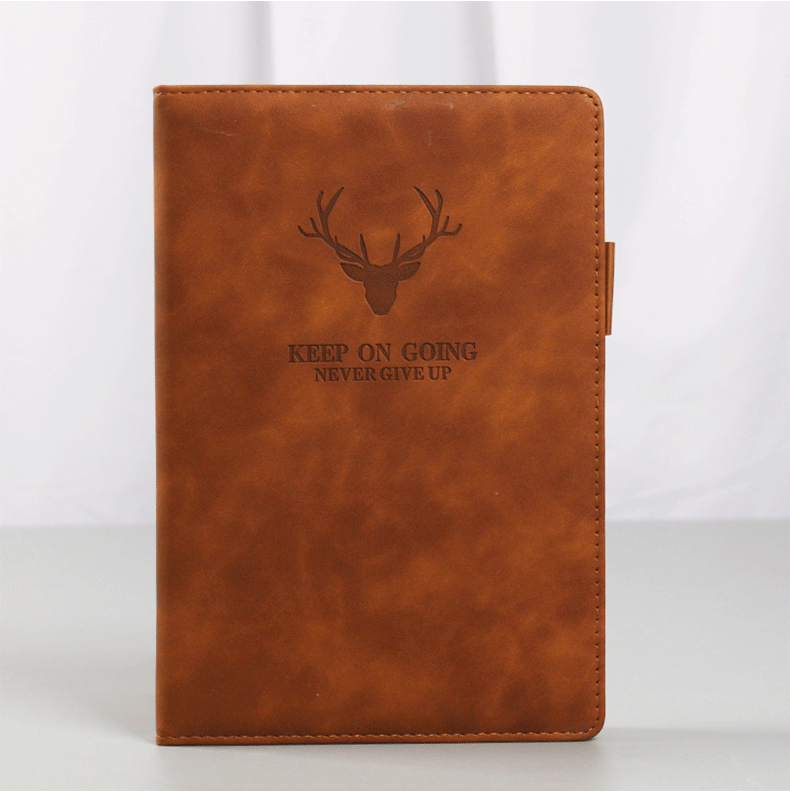 Thickened A5 Deer Head Fashion Notebook Notepad Hard Cover Notebook Business Laptop Logo Can Be Added Thickened A5 Deer Head Fashion Notebook Notepad Hard Cover Notebook Business Laptop Logo Can Be Added